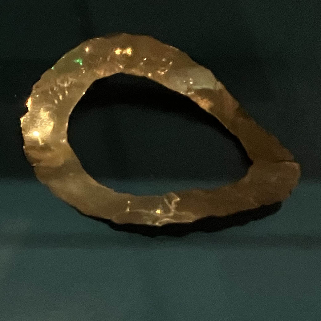 Beaten Wedding ring 1992 Cornelia ParkerMillenium Gallery