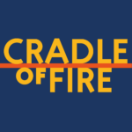 Cradle of Fire blue yellow red logo sq