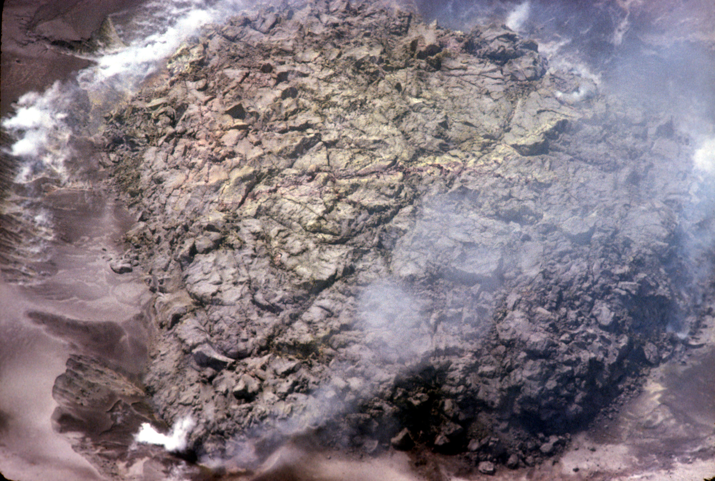 The caldera at Mount St Helens, Washington State, U.S. after the 1980 volcanic eruption.